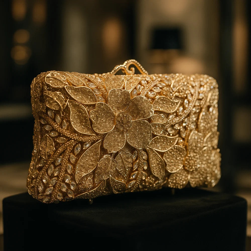 Tangled Couture™️ Golden Clutch